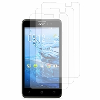 Acer Liquid Z520: Lot / Pack de 3x Films de protection d'écran clear transparent