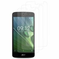 Acer Liquid Zest Z525/ Zest 4G Z528 5.0": Lot / Pack de 3x Films de protection d'écran clear transparent