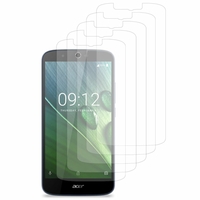 Acer Liquid Zest Plus Z628: Lot / Pack de 5x Films de protection d'écran clear transparent