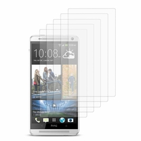 HTC One Max/ Dual Sim: Lot / Pack de 5x Films de protection d'écran clear transparent