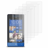 HTC Windows Phone 8S: Lot / Pack de 5x Films de protection d'écran clear transparent