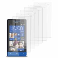 HTC Windows Phone 8S: Lot / Pack de 6x Films de protection d'écran clear transparent