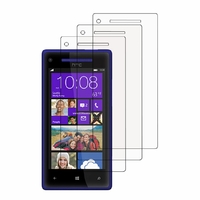 HTC Windows Phone 8X: Lot / Pack de 3x Films de protection d'écran clear transparent