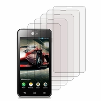 LG Optimus F5 P875 LTE: Lot / Pack de 5x Films de protection d'écran clear transparent