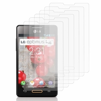 LG Optimus L4 II E440: Lot / Pack de 6x Films de protection d'écran clear transparent