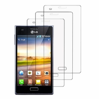 LG Optimus L5 E610/ E612/ E615 Dual Sim: Lot / Pack de 3x Films de protection d'écran clear transparent