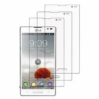 LG Optimus L9 P760/ P765/ P768: Lot / Pack de 3x Films de protection d'écran clear transparent