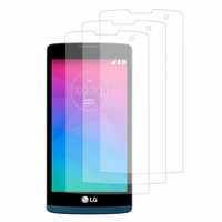 LG Leon 4G LTE H340N/ Tribute 2/ Tribute Duo LS665: Lot / Pack de 3x Films de protection d'écran clear transparent