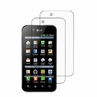 LG Optimus Black P970/ SCHWARZ: Lot / Pack de 2x Films de protection d'écran clear transparent