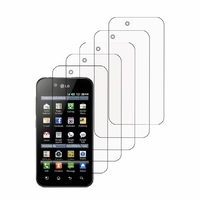 LG Optimus Black P970/ SCHWARZ: Lot / Pack de 5x Films de protection d'écran clear transparent