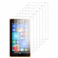 Microsoft Nokia Lumia 435/ 435 Dual SIM: Lot / Pack de 6x Films de protection d'écran clear transparent