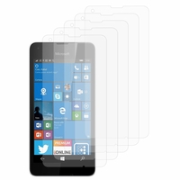 Microsoft Nokia Lumia 550: Lot / Pack de 5x Films de protection d'écran clear transparent