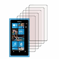 Nokia Lumia 800/ 800c/ Sea Ray: Lot / Pack de 5x Films de protection d'écran clear transparent