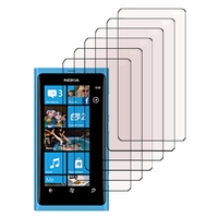 Nokia Lumia 800/ 800c/ Sea Ray: Lot / Pack de 6x Films de protection d'écran clear transparent
