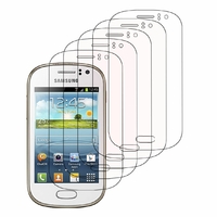 Samsung Galaxy Fame S6810: Lot / Pack de 5x Films de protection d'écran clear transparent