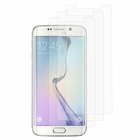 Samsung Galaxy S6 edge SM-G925/ S6 edge (CDMA)/ G925F/ G925T/ G9250/ G925A/ G925FQ/ G925L/ G925P/ G925R/ G925V/ G925W8 (non compatible Galaxy S6/ S6 edge+ Plus): Lot / Pack de 3x Films de protection d'écran clear transparent