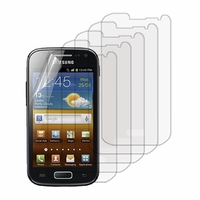 Samsung Galaxy Ace 2 i8160: Lot / Pack de 5x Films de protection d'écran clear transparent