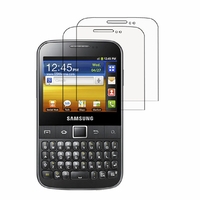 Samsung Galaxy Y Pro B5510/ B5512 Duos/ Txt: Lot / Pack de 2x Films de protection d'écran clear transparent