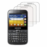 Samsung Galaxy Y Pro B5510/ B5512 Duos/ Txt: Lot / Pack de 3x Films de protection d'écran clear transparent