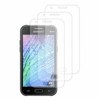 Samsung Galaxy J1/ J1 4G SM-J100F J100FN J100H/DD J100H/DS J100MU (non compatible Galaxy J1 (2016)): Lot / Pack de 3x Films de protection d'écran clear transparent