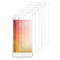 Xiaomi Mi 4/ Mi 4 LTE (non compatible Xiaomi Mi 4i/ Mi 4c): Lot / Pack de 5x Films de protection d'écran clear transparent