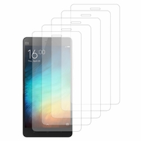 Xiaomi Mi 4i/ Mi 4c (non compatible Xiaomi Mi 4): Lot / Pack de 5x Films de protection d'écran clear transparent