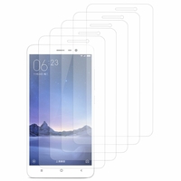 Xiaomi Redmi Note 3/ Note 3 Pro/ Note 3 (MediaTek): Lot / Pack de 5x Films de protection d'écran clear transparent