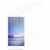 Xiaomi Redmi Note 3/ Note 3 Pro/ Note 3 (MediaTek): Lot / Pack de 6x Films de protection d'écran clear transparent