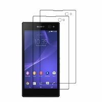 Sony Xperia C3 D2533/ Xperia C3 Dual D2502: Lot / Pack de 2x Films de protection d'écran clear transparent