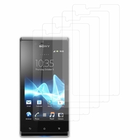 Sony Xperia J St26i/ ST26a: Lot / Pack de 5x Films de protection d'écran clear transparent