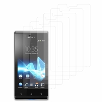 Sony Xperia J St26i/ ST26a: Lot / Pack de 6x Films de protection d'écran clear transparent