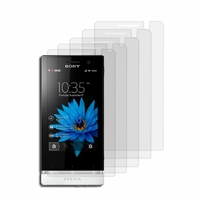 Sony Xperia U St25i Kumquat: Lot / Pack de 5x Films de protection d'écran clear transparent