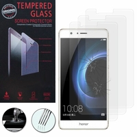 Huawei Honor V8 5.7" (non compatible Honor 8): Lot / Pack de 3 Films de protection d'écran Verre Trempé