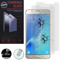 Samsung Galaxy J5 (2016) J510FN/ J510F/ J510G/ J510Y/ J510M/ J5 Duos (2016) (non compatible Galaxy J5 (2015)): Lot / Pack de 2 Films de protection d'écran Verre Trempé