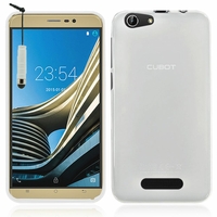CUBOT Note S 5.5'': Coque silicone Gel + mini Stylet - TRANSPARENT