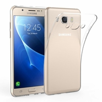 Samsung Galaxy J7 (2016) J710F/ Duos/ J710FN/ J710M/ J710H (non compatible Galaxy J7 (2015)): Coque Silicone gel UltraSlim et Ajustement parfait - TRANSPARENT