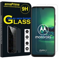 Motorola Moto G8 Plus 6.3" XT2019 (non compatible Moto G8 Play 6.2"): 1 Film de protection d'écran Verre Trempé