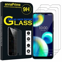 Wiko View 4 Lite 6.52" (non compatible Wiko View4) [Les Dimensions EXACTES du telephone: 167 x 76.8 x 8.45 mm]: Lot / Pack de 3 Films de protection d'écran Verre Trempé