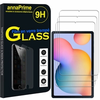 Samsung Galaxy Tab S6 Lite 10.4" 2020 SM-P610 P615 P610N P610X P615C (non compatible Galaxy Tab S6 10.5"): Lot / Pack de 3 Films de protection d'écran Verre Trempé