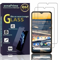 Nokia 5.3 6.55" TA-1223 TA-1227 TA-1229 TA-1234 [Les Dimensions EXACTES du telephone: 164.3 x 76.6 x 8.5 mm]: Lot / Pack de 2 Films de protection d'écran Verre Trempé