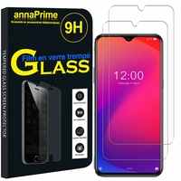 DOOGEE X95 (2020) 6.52" [Les Dimensions EXACTES du telephone: 167 x 77.4 x 8.9 mm]: Lot / Pack de 2 Films de protection d'écran Verre Trempé