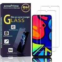 Samsung Galaxy M21s 6.4" SM-F415F SM-F415F/DS [Les Dimensions EXACTES du telephone: 159.2 x 75.1 x 8.9 mm]: Lot / Pack de 2 Films de protection d'écran Verre Trempé