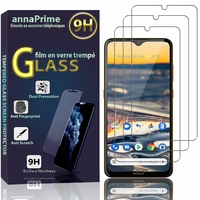 Nokia 5.3 6.55" TA-1223 TA-1227 TA-1229 TA-1234 [Les Dimensions EXACTES du telephone: 164.3 x 76.6 x 8.5 mm]: Lot / Pack de 3 Films de protection d'écran Verre Trempé