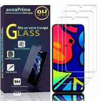 Samsung Galaxy M21s 6.4" SM-F415F SM-F415F/DS [Les Dimensions EXACTES du telephone: 159.2 x 75.1 x 8.9 mm]: Lot / Pack de 3 Films de protection d'écran Verre Trempé