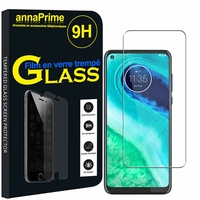 Motorola Moto G8 6.4" XT2045-1 XT2045-2 XT2045-5 (non compatible Moto G8 Plus/ Play/ Power/ Power Lite): 1 Film de protection d'écran Verre Trempé