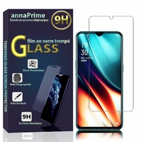 Oppo K5 6.4" [Les Dimensions EXACTES du telephone: 158.7 x 75.2 x 8.6 mm]: 1 Film de protection d'écran Verre Trempé