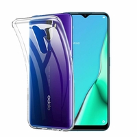 Oppo A11 6.5" PCHM10, PCHT10 [Les Dimensions EXACTES du telephone: 163.6 x 75.6 x 9.1 mm]: Coque Silicone gel UltraSlim et Ajustement parfait - TRANSPARENT