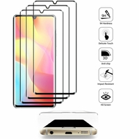 Xiaomi Mi Note 10 Lite 6.47" M2002F4LG M1910F4G (non compatible Xiaomi Mi 10 Lite 5G 6.57") [Les Dimensions EXACTES du telephone: 157.8 x 74.2 x 9.7 mm]: Lot/ Pack de 3 Films en Verre Trempé Bord Incurvé Resistant