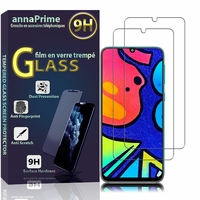 Samsung Galaxy F41 6.4" SM-F415F SM-F415F/DS [Les Dimensions EXACTES du telephone: 159.2 x 75.1 x 8.9 mm]: Lot / Pack de 2 Films de protection d'écran Verre Trempé