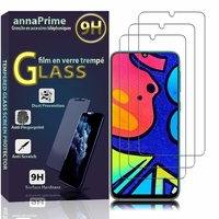 Samsung Galaxy F41 6.4" SM-F415F SM-F415F/DS [Les Dimensions EXACTES du telephone: 159.2 x 75.1 x 8.9 mm]: Lot / Pack de 3 Films de protection d'écran Verre Trempé